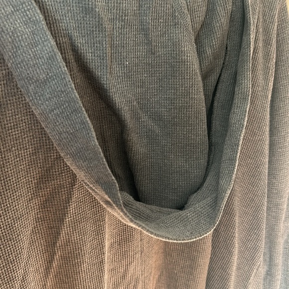 Splendid (XL) grey hoodie cardigan waffle knit - Picture 4 of 4